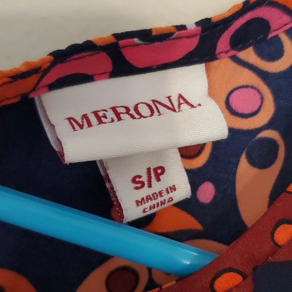 Merona floral pattern sleeveless blouse - Picture 2 of 6